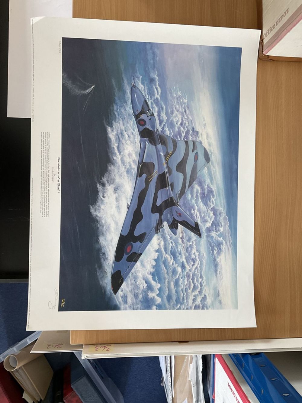 Lot 407: WW2 Print approx 20 x 25 Bem Vindos...