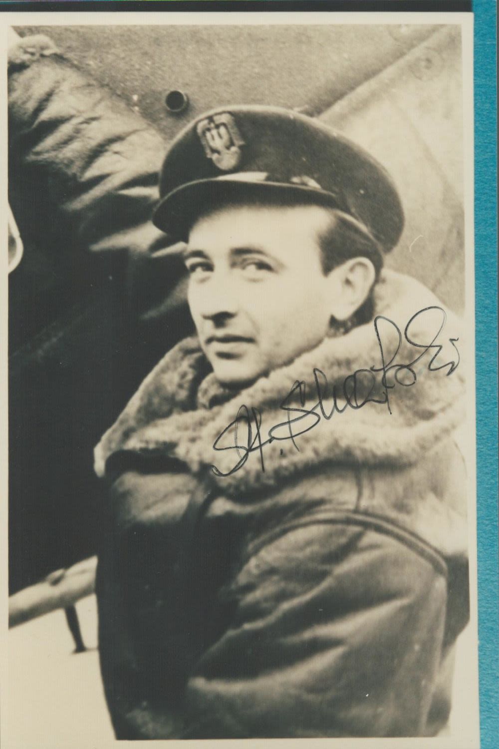 Lot 423: WW2 RAF P/O Bozydar Nowosielski-Slepouron Signed 6x4 Black...