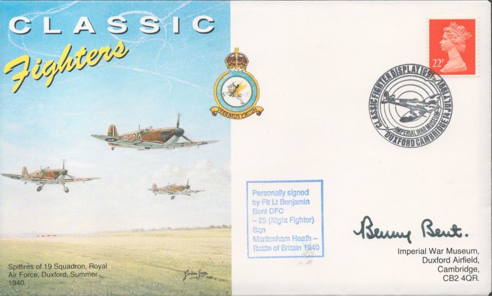 Lot 443: WW2 RAF Flt Lt Benjamin Bent DFC Battle...