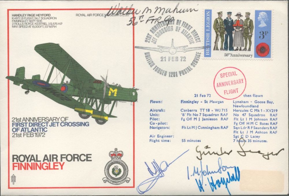 Lot 503: WW2 Col Walker Mahurin and Gunther Seeger Signed...