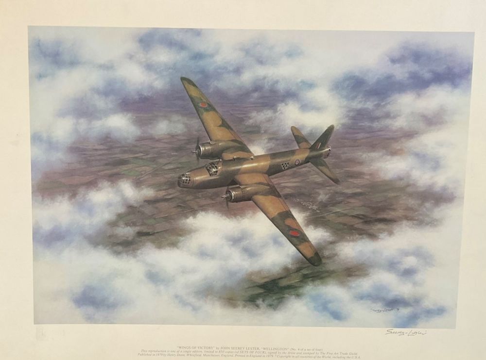 Lot 517: John Seerey Lester Handsigned 18X13 colour Print Titled...