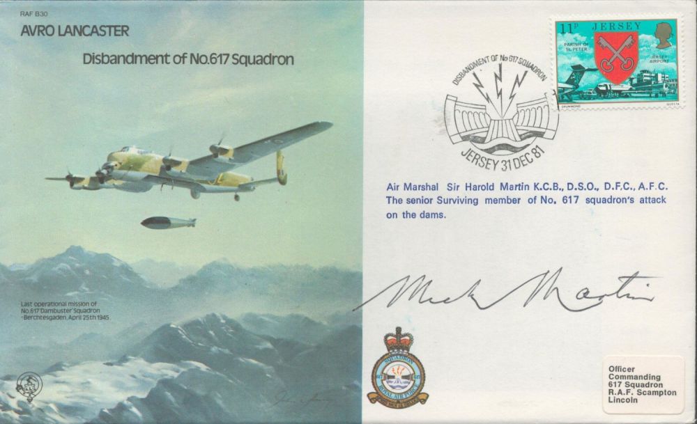 Lot 536: WW2 Dambuster raid veteran Air Marshall Harold Micky...