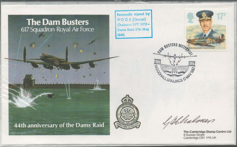 Lot 546: WW2 Dambuster raid veteran W/O George Chalmers DFC...