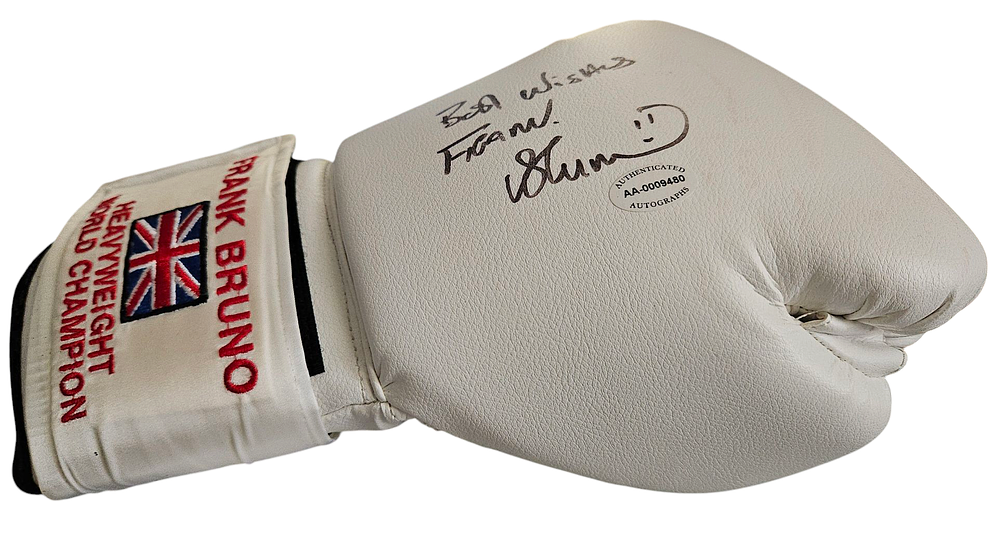 Lot 414: Boxing Frank Bruno signed Heavyweight World Champion personalised...