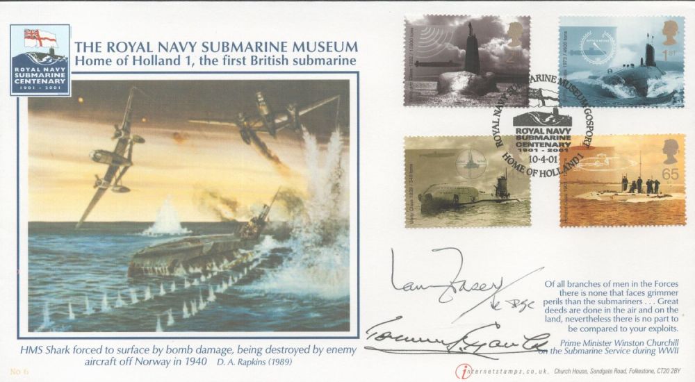 Lot 555: VC winners Ian Fraser VC and Tommy Gould...