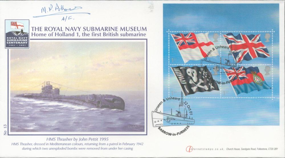 Lot 561: Admiral of the Fleet M Pollock signed 2001...