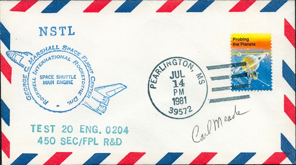 Lot 196: Carl Meade signed commemorative cover. Good condition. All...
