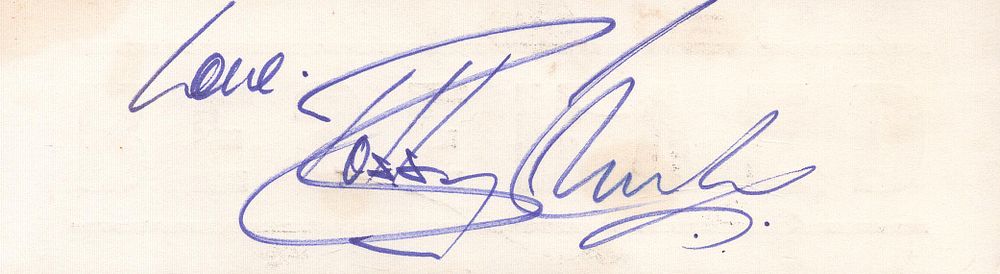 Lot 234: Bobby Crush signed reserved sign. Good condition. All...