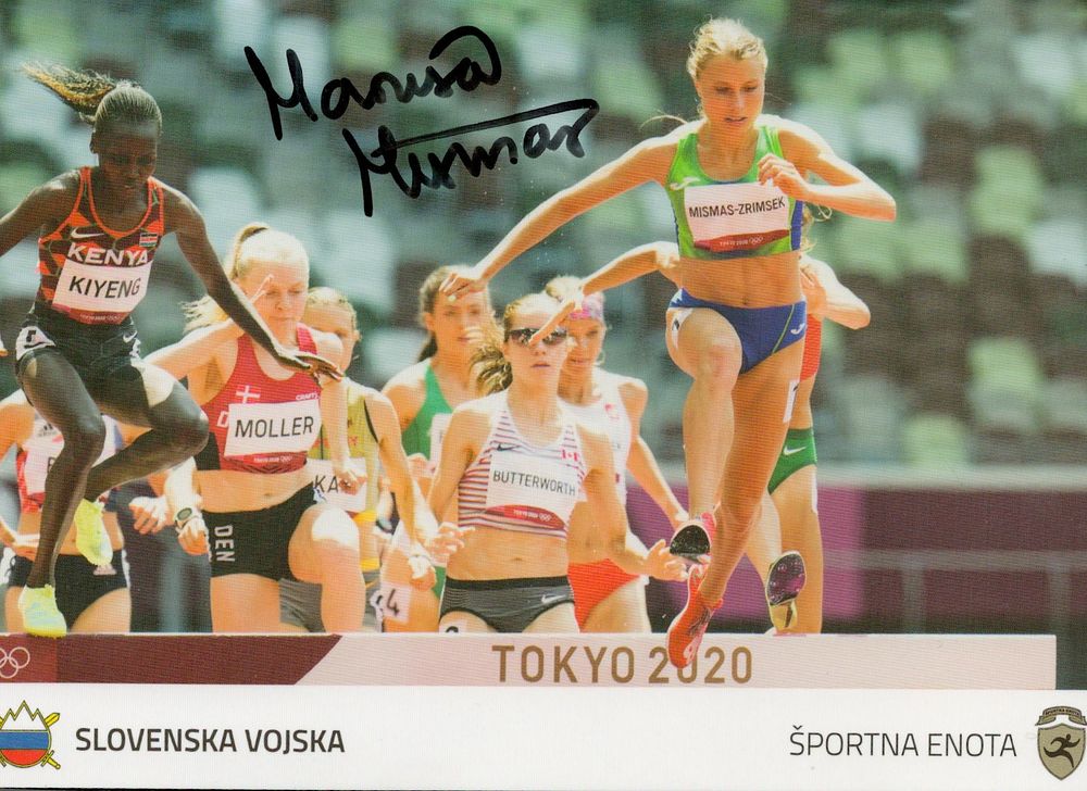 Lot 664: Athletics Marusa Mismas-Zrimsek signed 6x4inch colour promo photo....