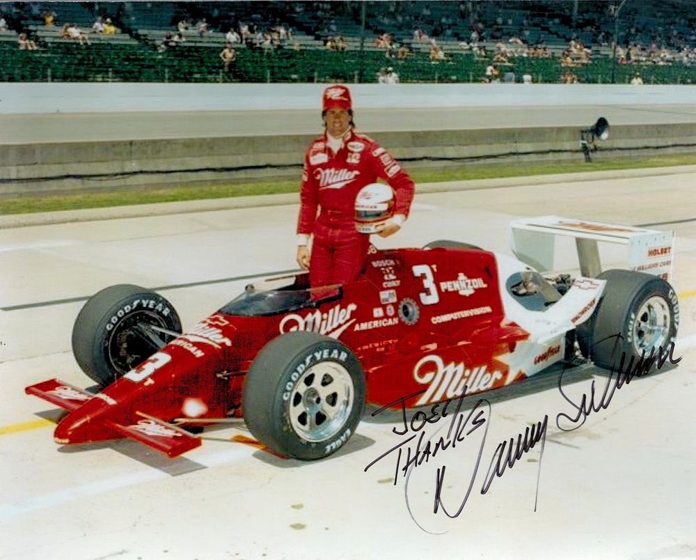 Lot 672: Indy Car Danny Sullivan signed 10x8inch colour photo....
