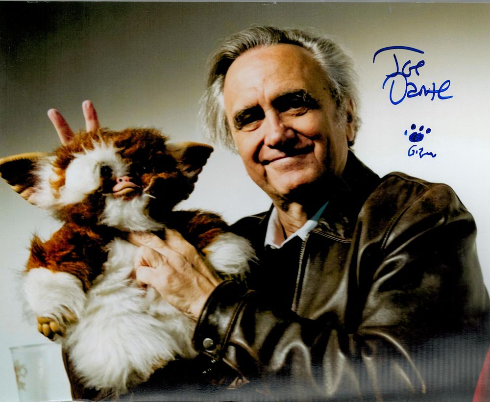 Lot 682: Joe Dante signed Gremlins 10x8inch colour photo. Good...