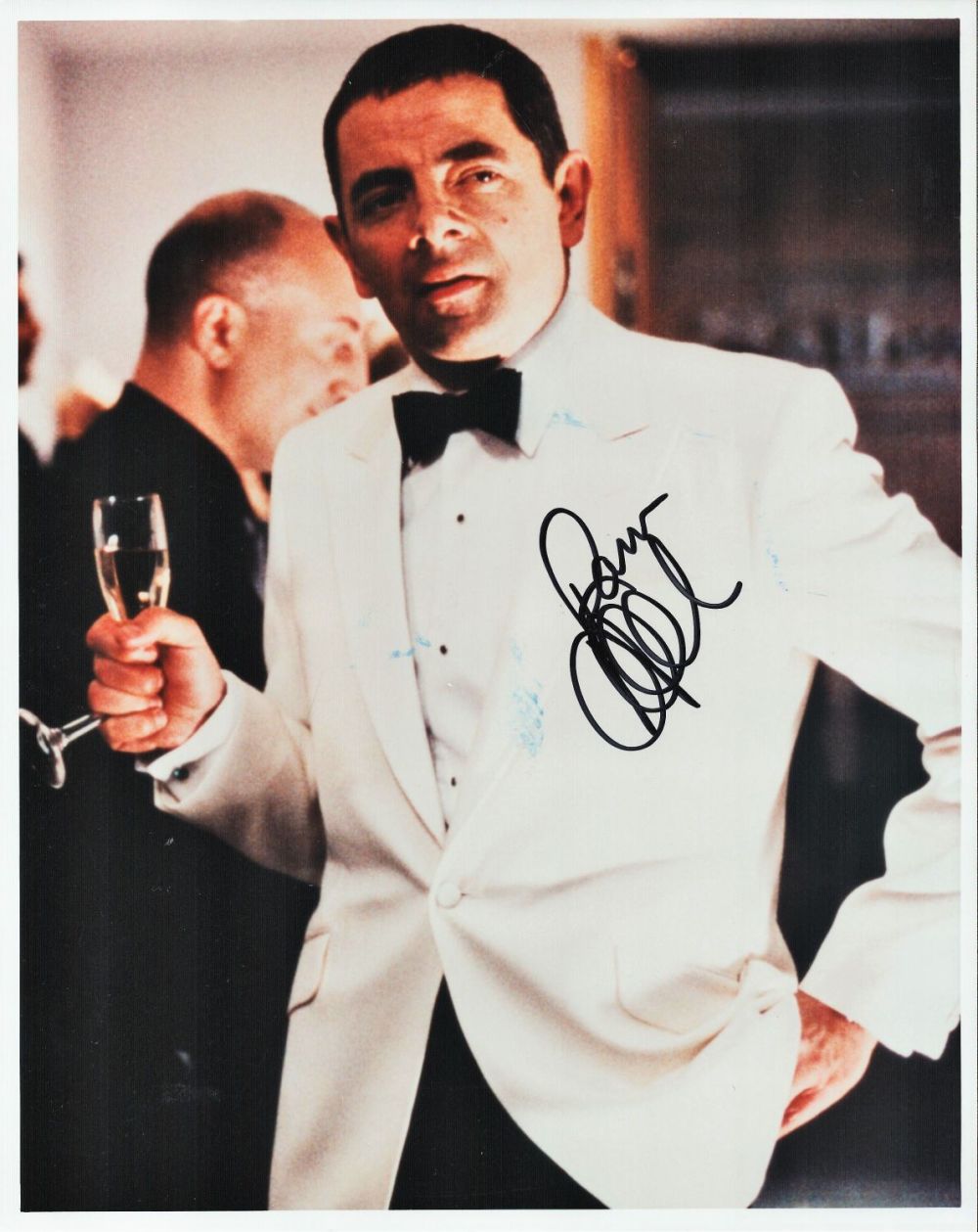 Lot 77: Actor, Rowan Atkinson signed 10x8 colour photograph. Atkinson...