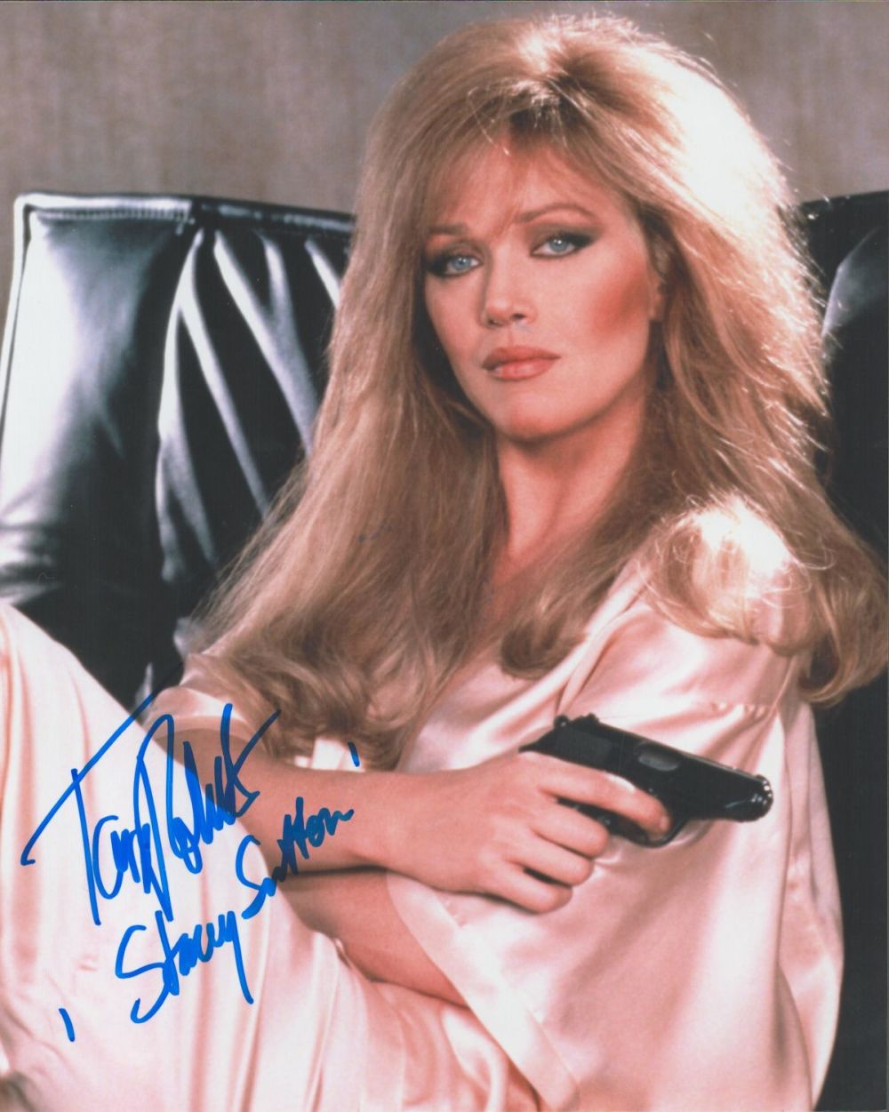 Lot 84: Bond Girl, Tanya Roberts signed 10x8 colour photograph...