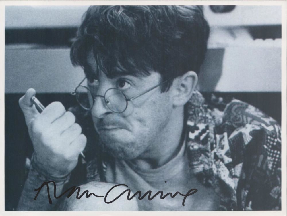 Lot 106: Actor, Alan Cumming, signed 10x8 black and white...