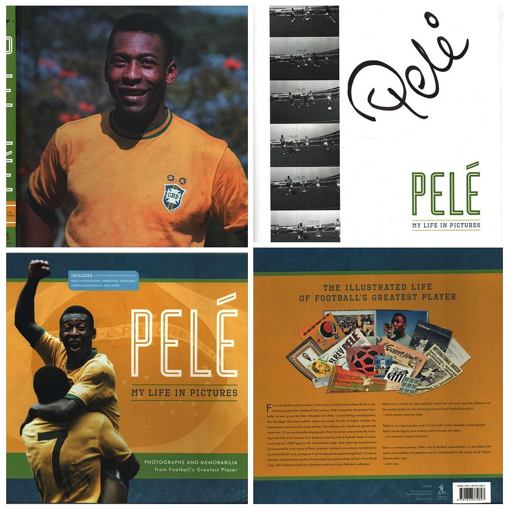 Lot 152: Pele signed hardback book titled My Life in...