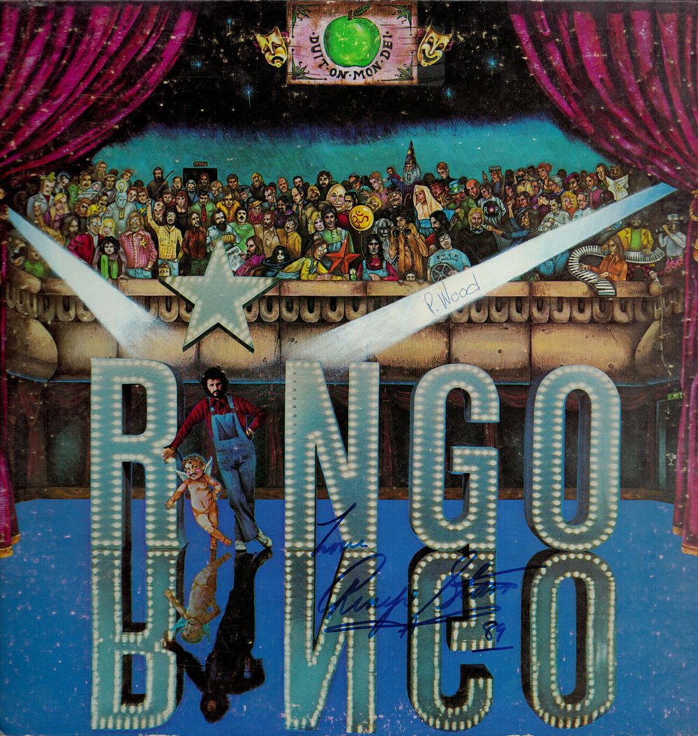 Lot 178: Ringo Starr signed album sleeve titled "Ring" includes...