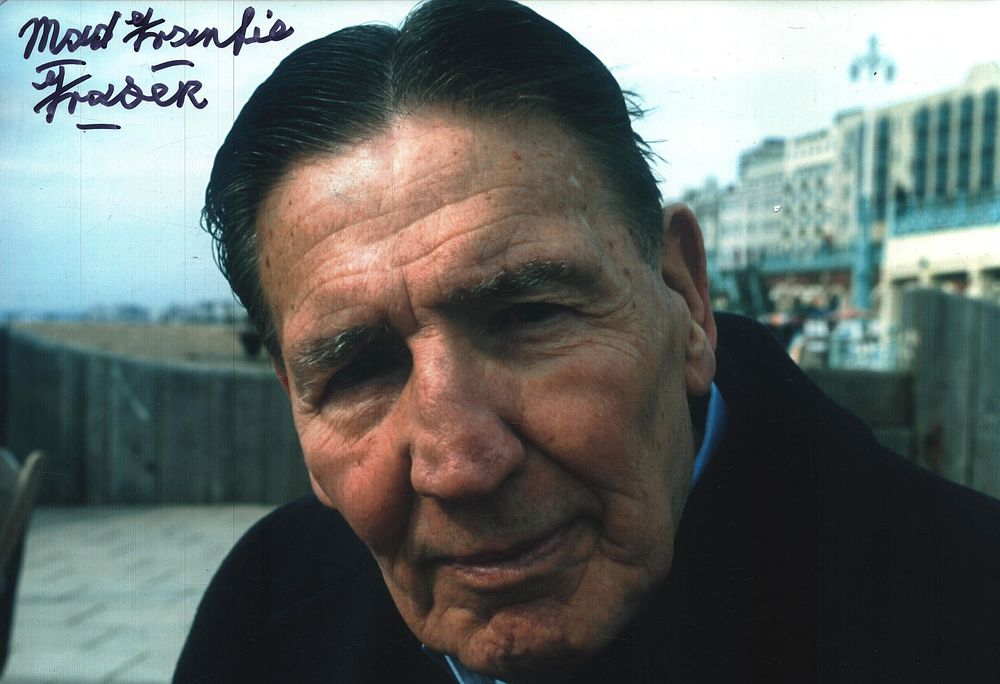 Lot 223: Frankie Fraser signed colour photo 12x8 inch Approx....