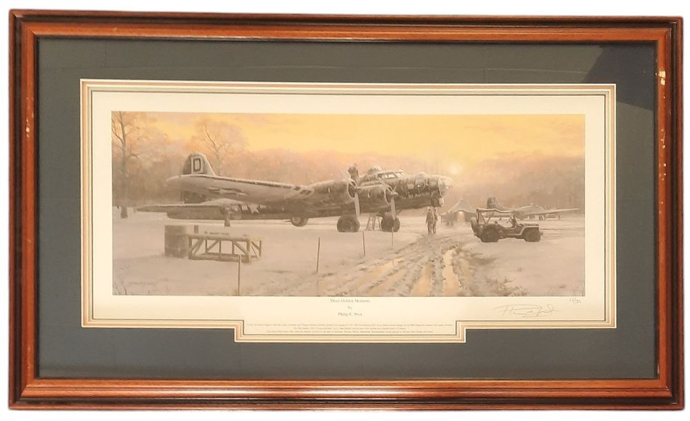 Lot 279: Those Golden Moments' by Philip E West, signed...