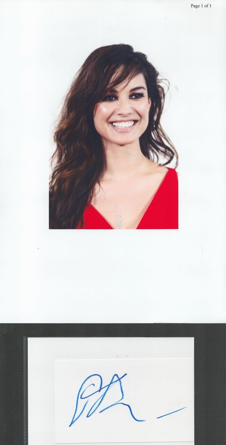 Lot 142: Bond Girl, Berenice Marlohe signature piece featuring a...