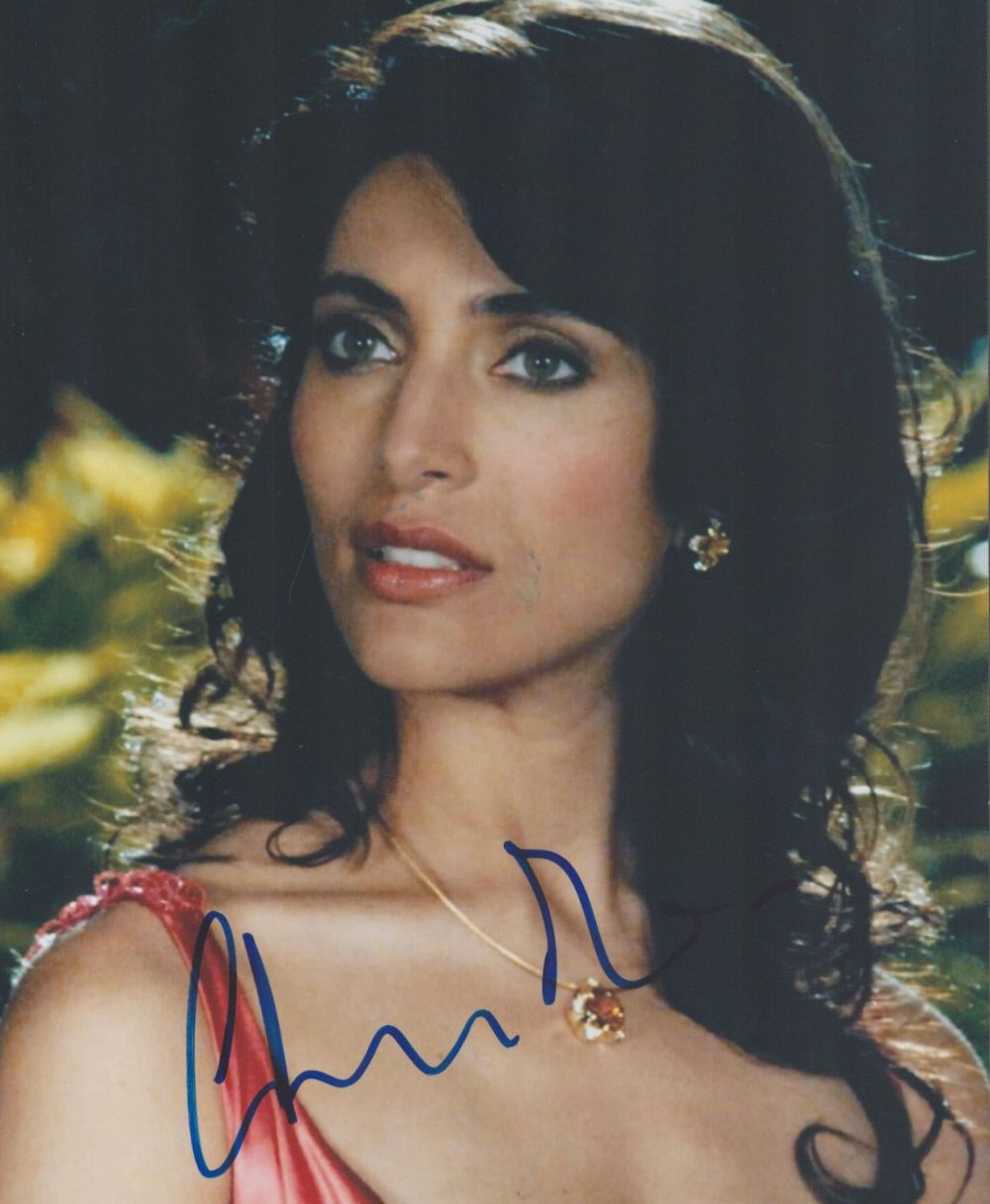 Lot 145: Bond Girl, Caterina Murino signed 10x8 colour photograph...
