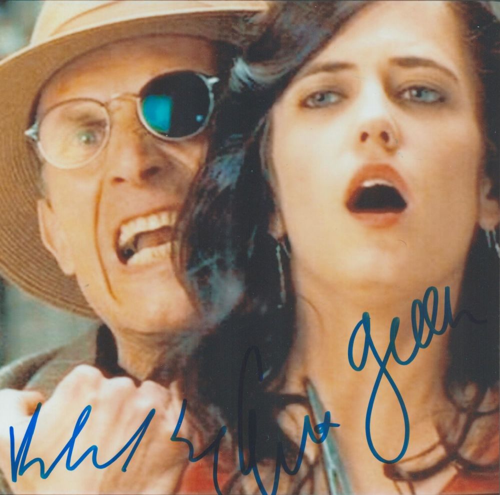 Lot 173: Bond Actors, Richard Sammel and Eva Green signed...
