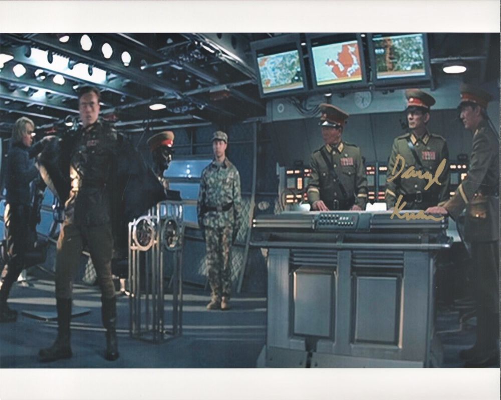Lot 182: Actor, Daryl Kwan signed 10x8 colour photograph pictured...