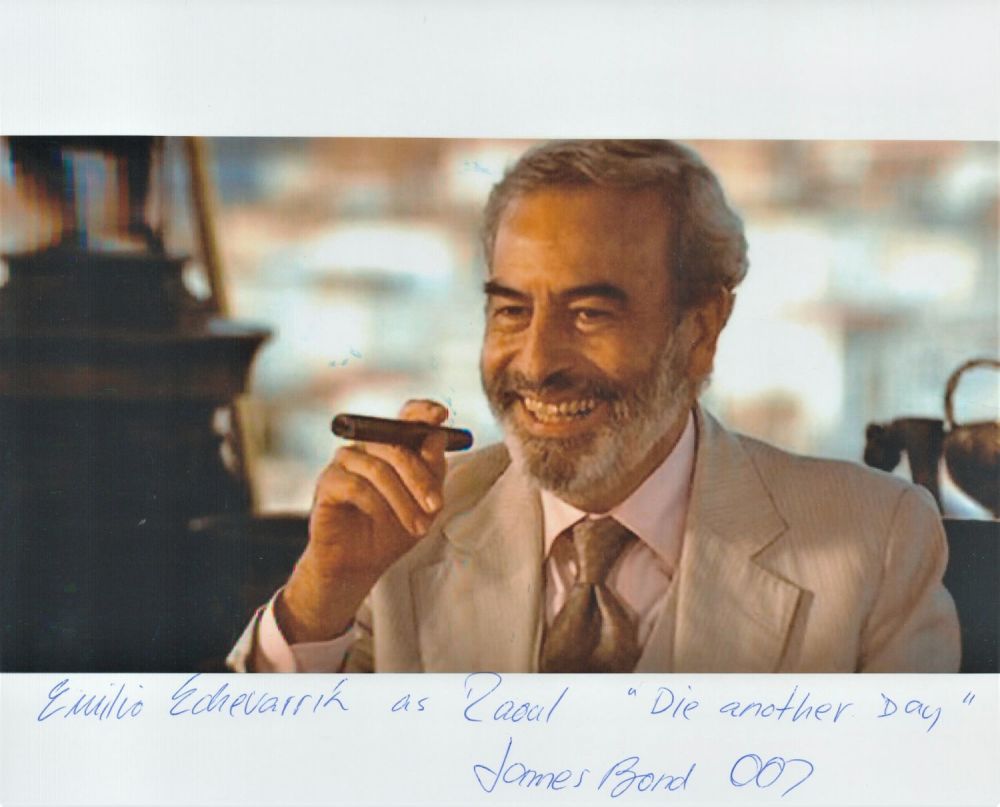 Lot 183: Actor, Emilio Echevarría signed 10x8 colour photograph pictured...