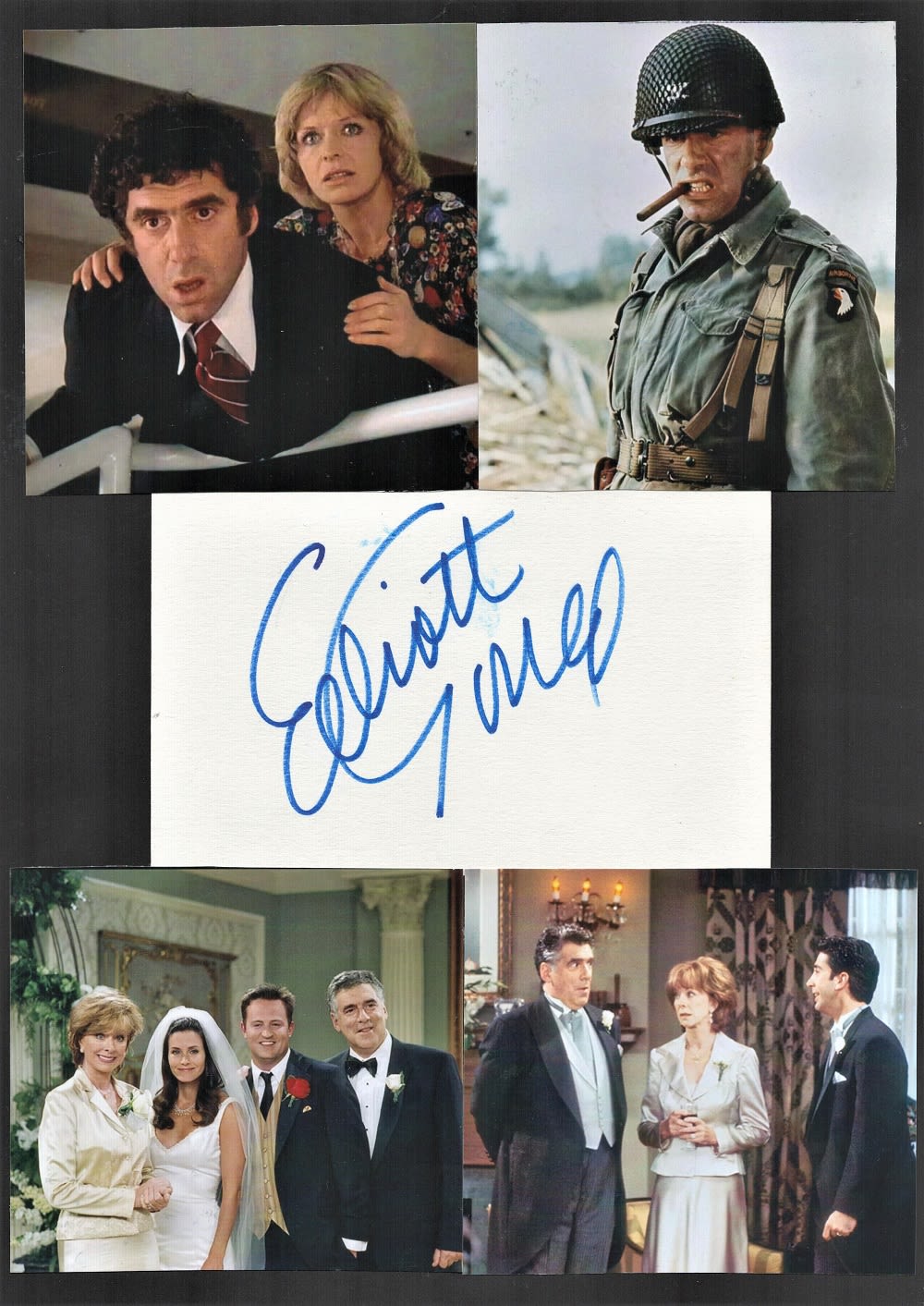 Lot 195: Actor, Elliott Gould signature piece featuring a signed...