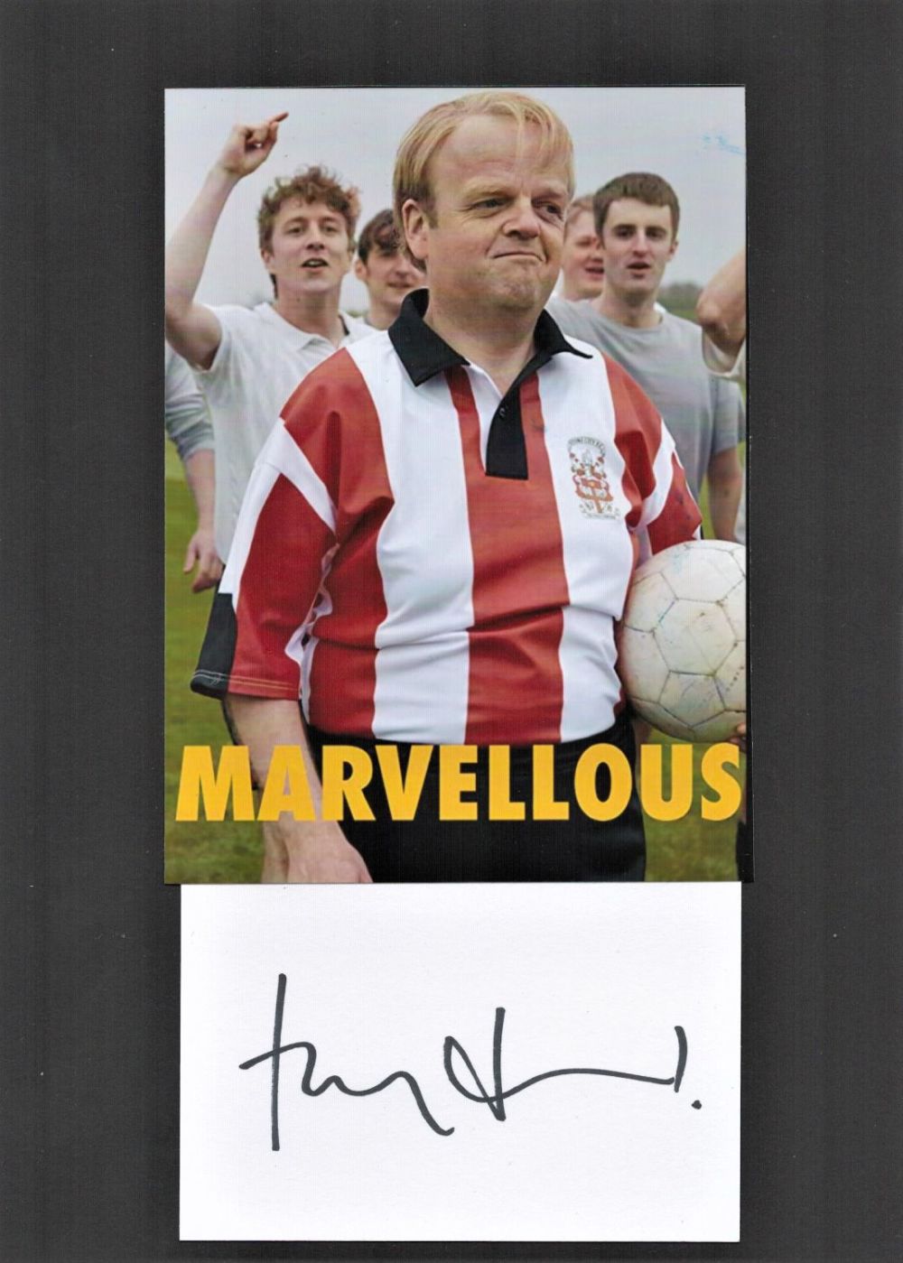 Lot 200: Actor, Toby Jones, Marvellous signature piece featuring a...