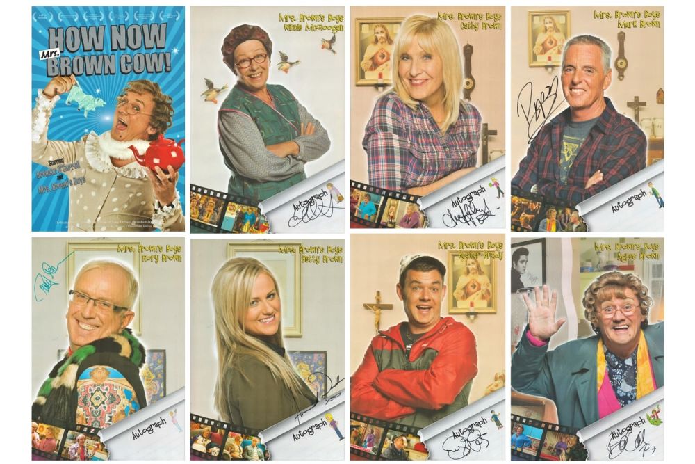 Lot 201: Mrs Browns Boys cast multi signed 2015 tour...