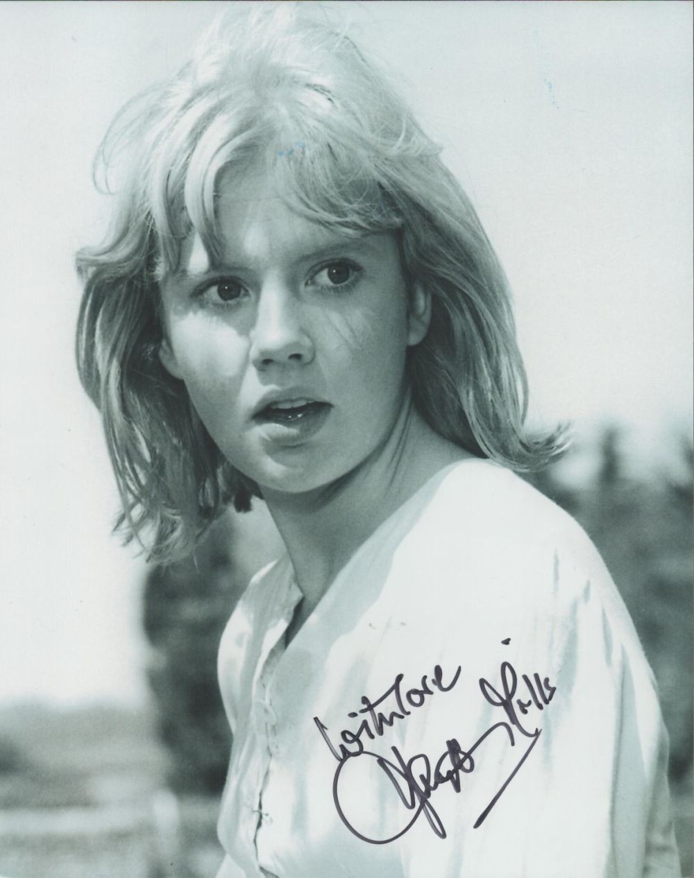 Lot 211: Actor, Hayley Mills signed 10x8 black and white...