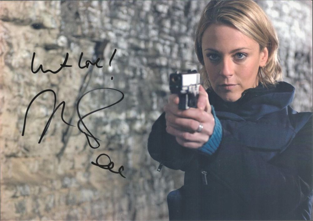 Lot 217: Spooks Actor, Miranda Raison signed 12x8 colour photograph...
