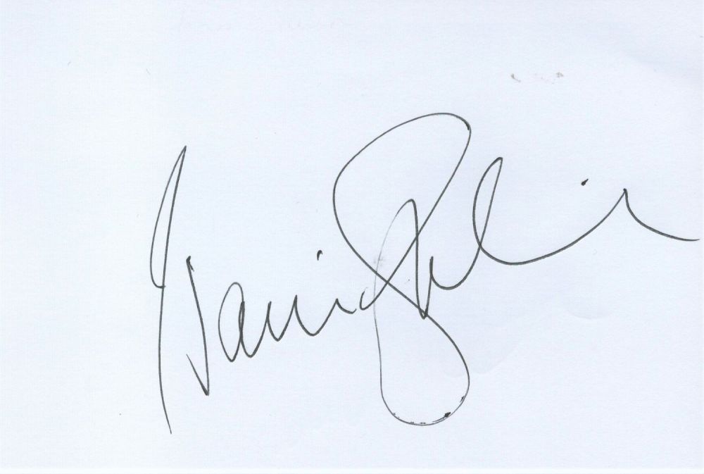 Lot 254: Actor, Harris Yulin signed 6x4 white card ink...