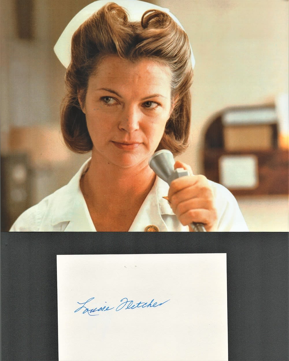 Lot 255: Nurse Ratched Actor, Louise Fletcher signature piece featuring...