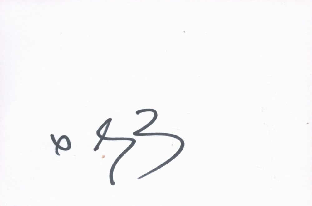 Lot 286: Actor, Jessie Buckley signed 6x4 white card signed...