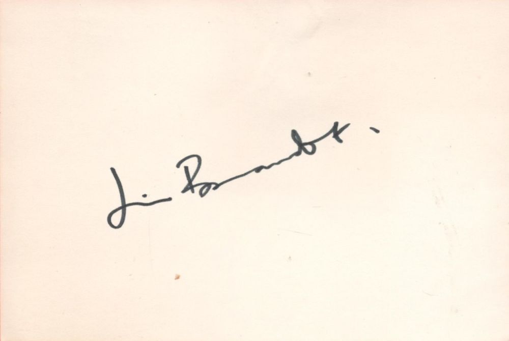 Lot 303: Jim Broadbent signed 6x4 album page. Broadbent is...