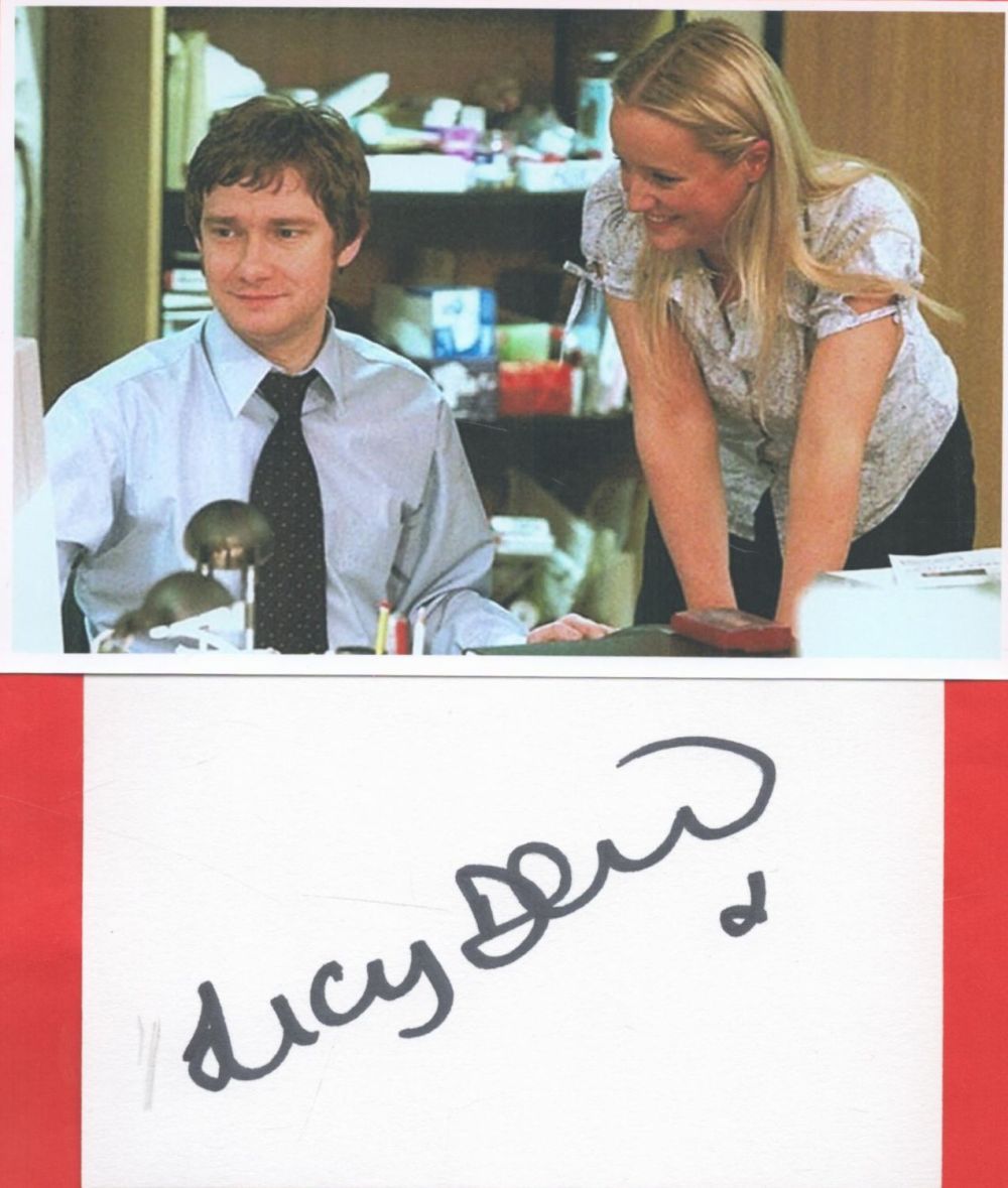 Lot 308: The Office Actor, Lucy Davis signature piece featuring...