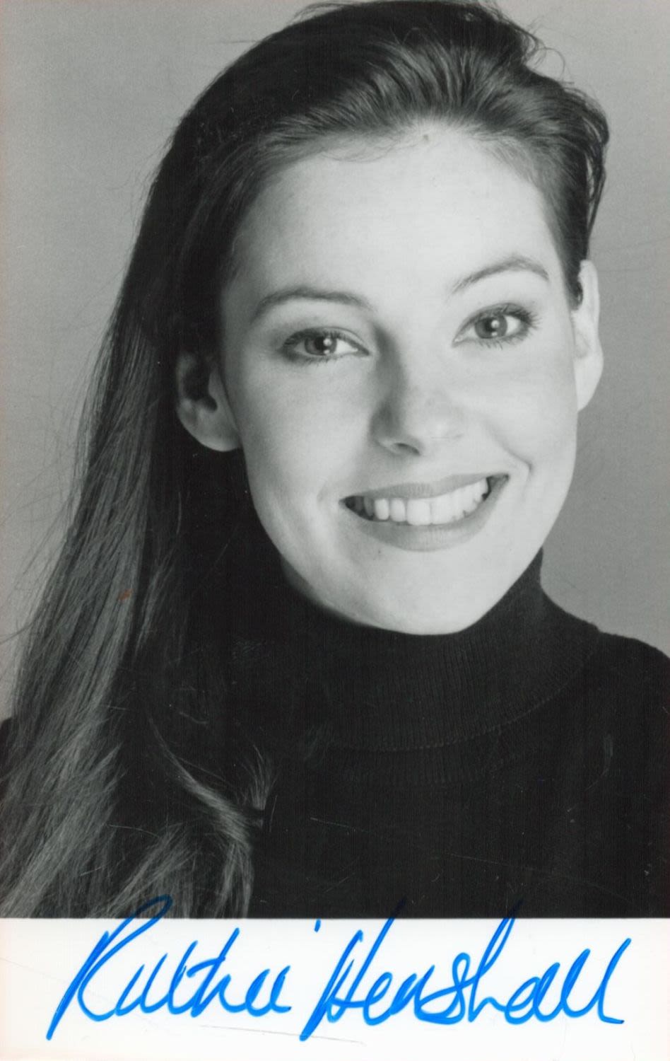 Lot 324: Actor, Ruthie Henshall signed 6x4 black and white...