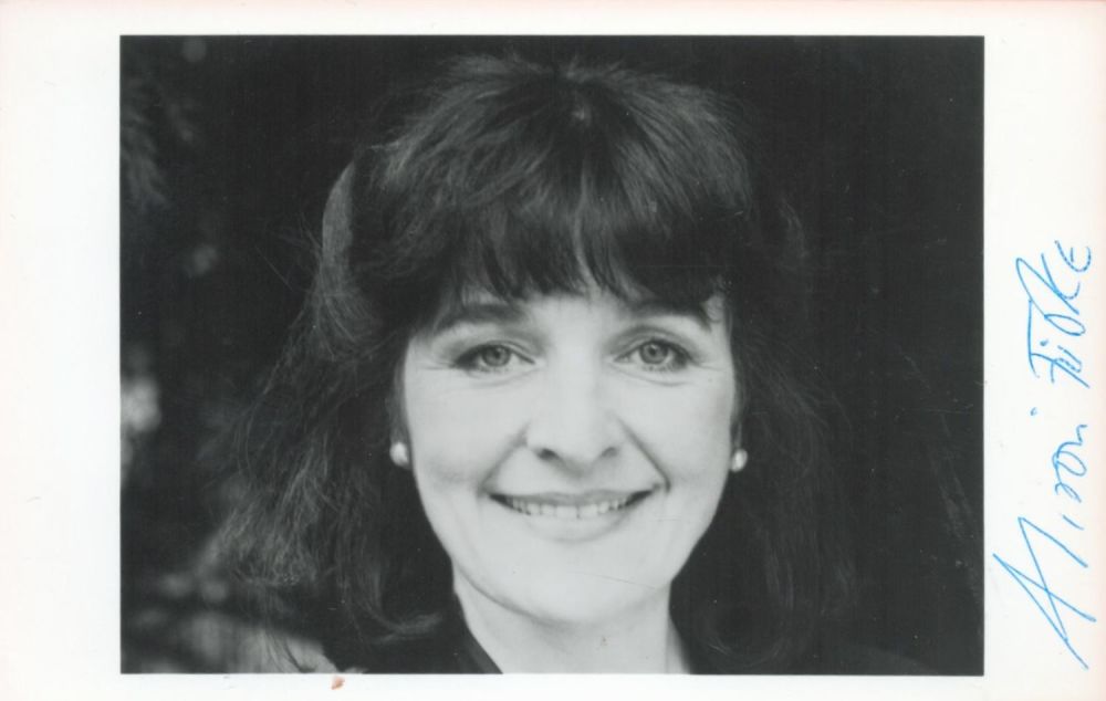 Lot 342: Actor, Alison Fiske signed 6x4 black and white...