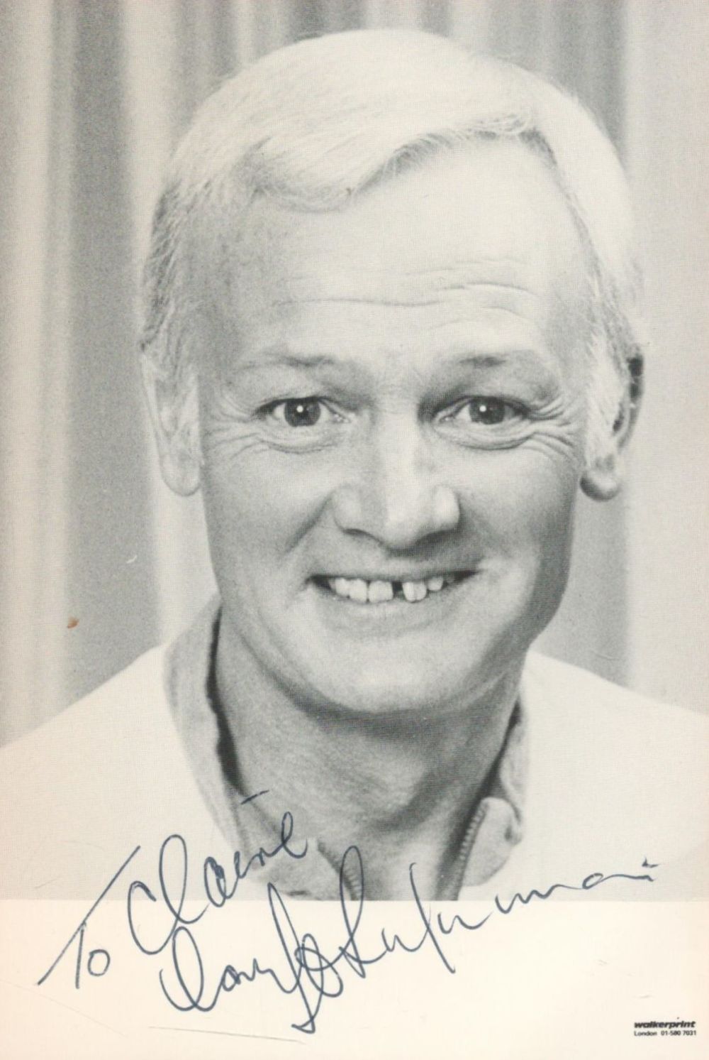 Lot 358: Actor, John Inman signed 6x4 black and white...