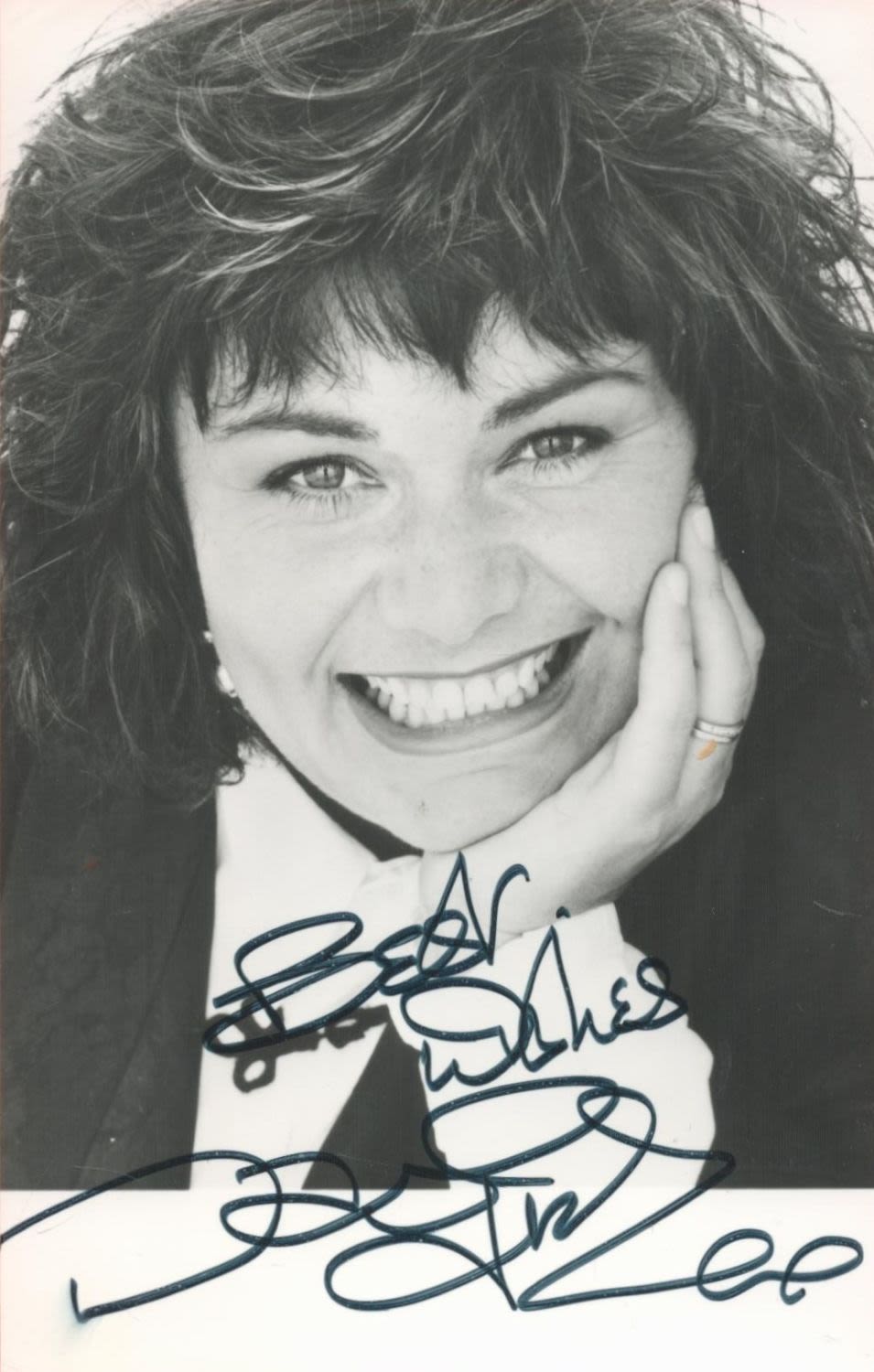 Lot 362: Actor, Dawn French signed 6x4 black and white...