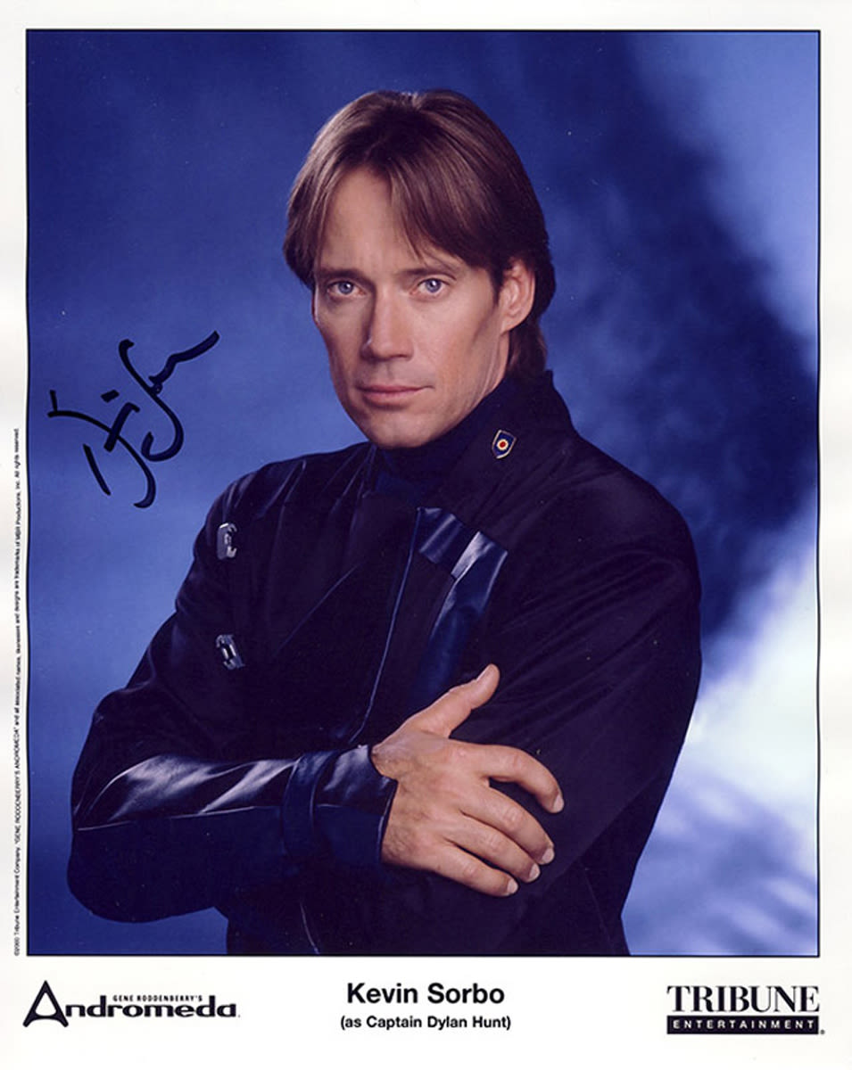 Lot 444: Blowout Sale! Andromeda Kevin Sorbo hand signed 10x8...