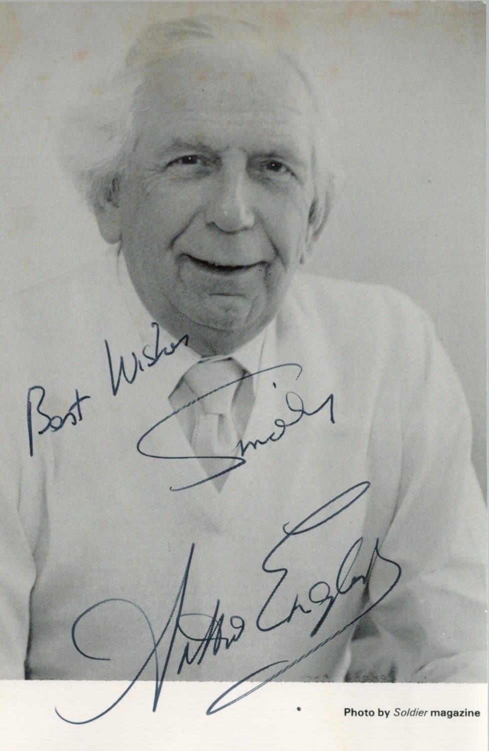 Lot 488: Arthur English signed 6x4 black and white photo....