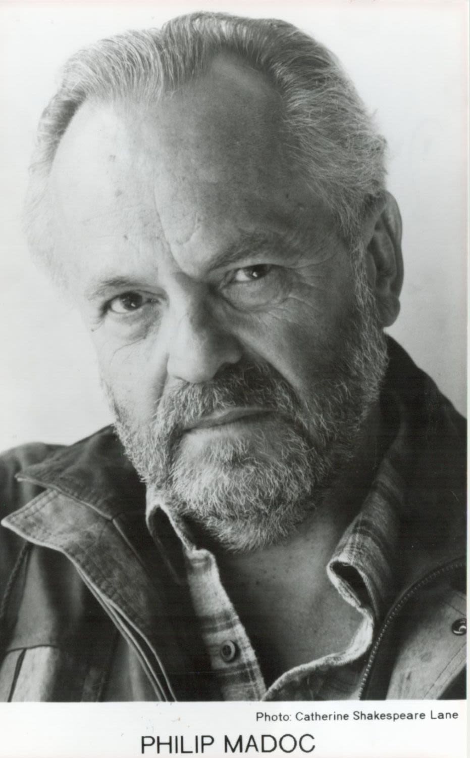 Lot 491: Philip Madoc signed 6x4 black and white photo....
