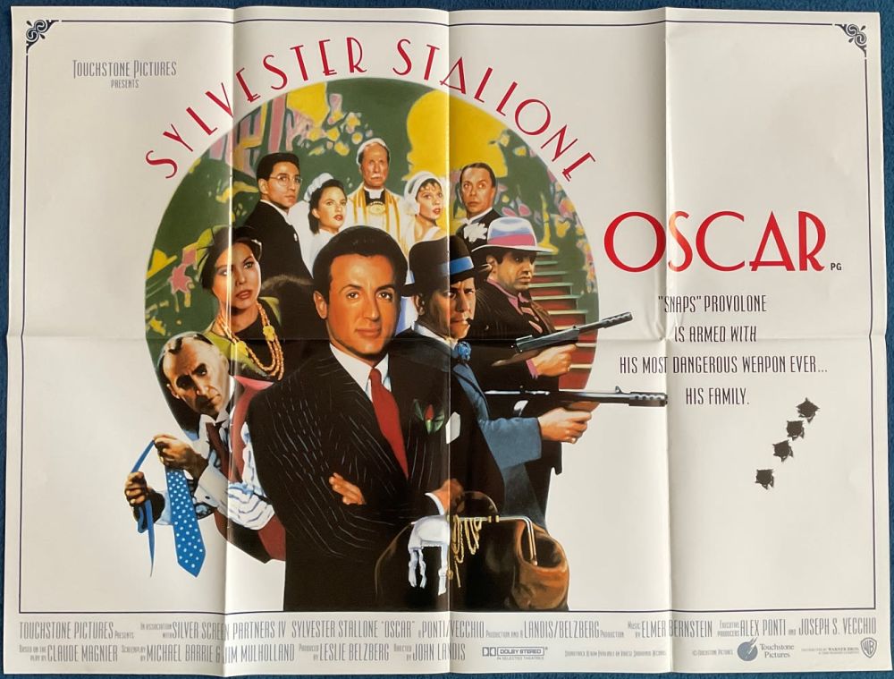 Lot 555: Oscar, Original Cinema Movie Poster starring Sylvester Stallone,...