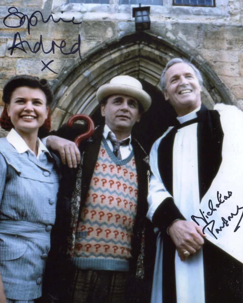 Lot 609: Doctor Who 8x10 'Curse of Fenric' photo signed...