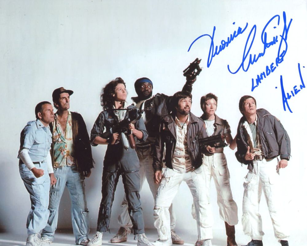 Lot 610: Alien. science fiction horror movie photo signed by...