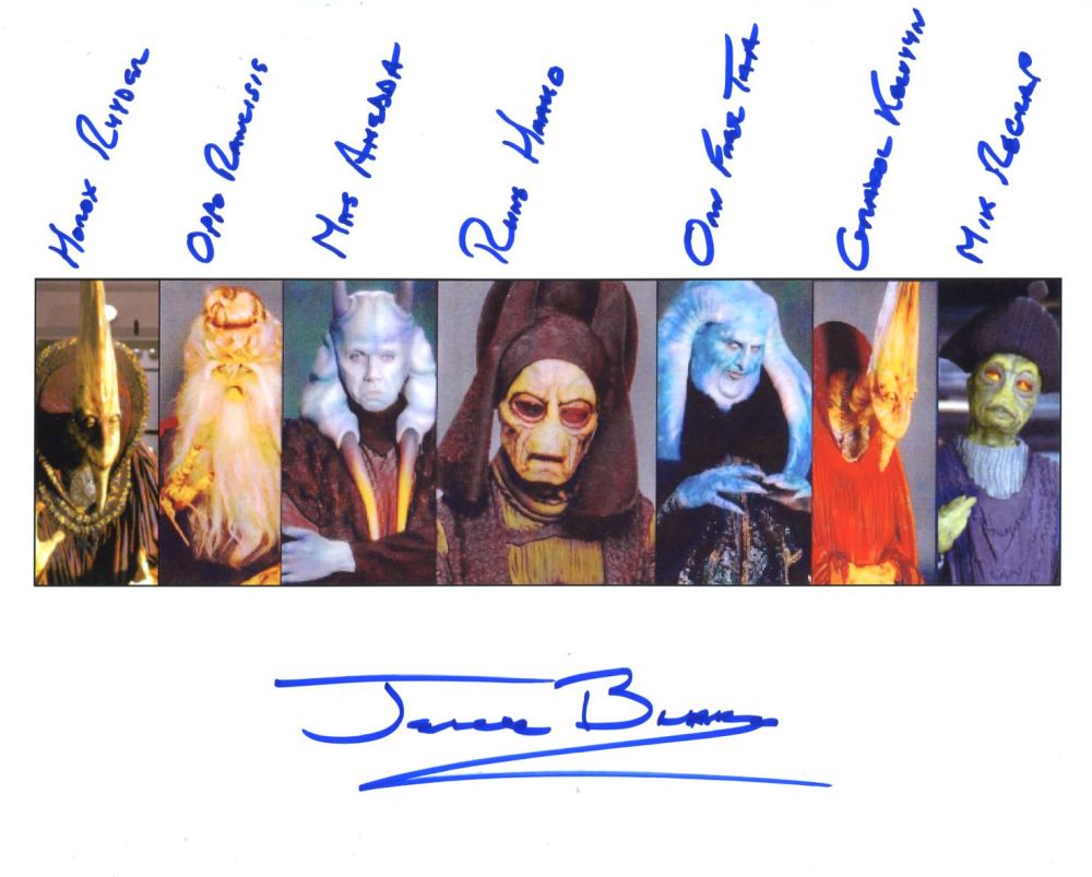Lot 640: Star Wars 8x10 photo signed by actor Jerome...