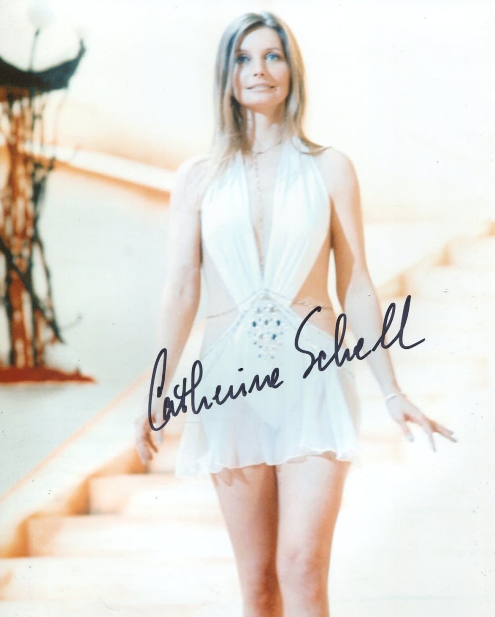 Lot 645: Catherine Schell signed Space 1999 TV science fiction...