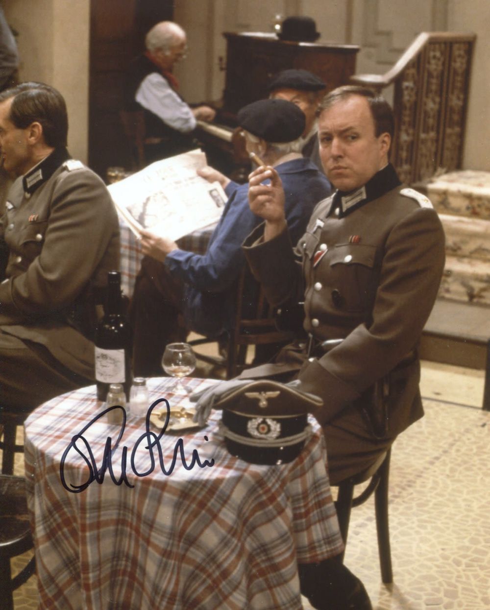 Lot 660: Allo Allo comedy 8x10 photo signed by actor...